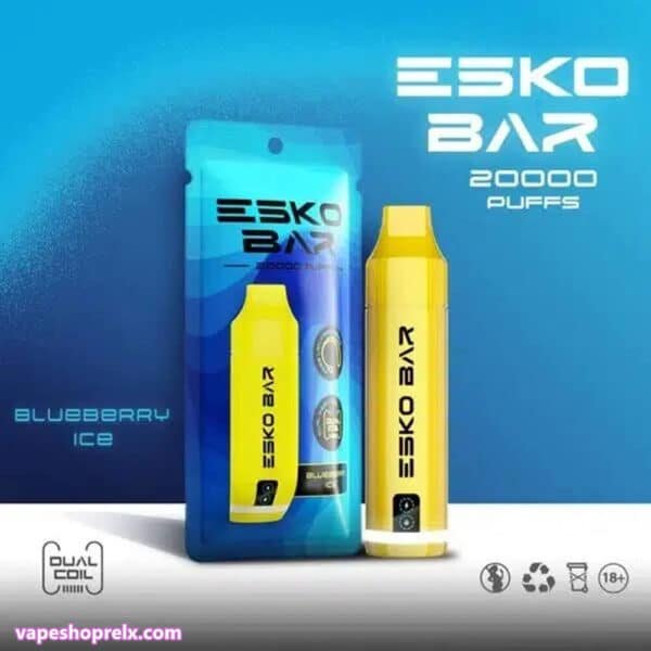 Esko bar 拋棄式電子煙 20000 puffs 全新爆款 超大容量